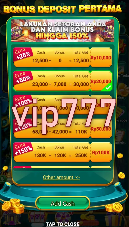 vip777 Masuk